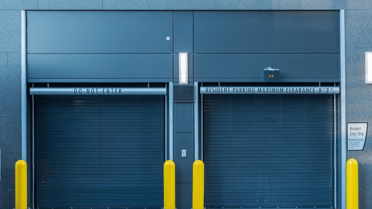 How do you tell if a garage door is installed correctly?