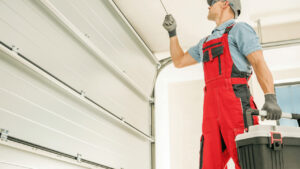 What maintenance should be done on a garage door