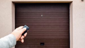 Why is my garage door shifted to one side when I close it