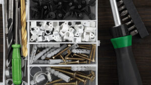 what are the different types of mounting hardware for garage doors